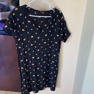 Madewell floral shift dress size small